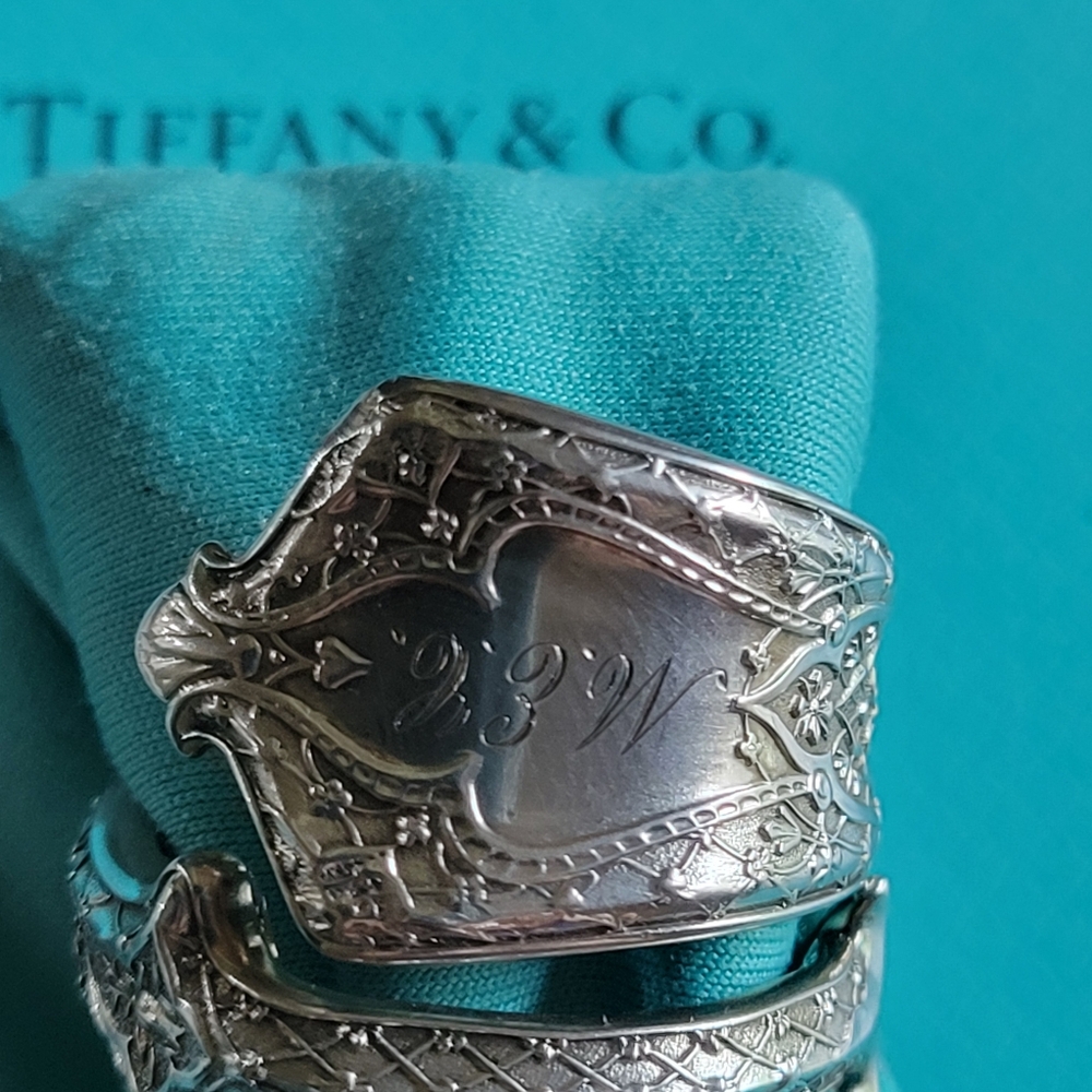 1872 Tiffany & Co. Persian Nut Pick Ring Sterling Silver Luxury Vintage #155 - Picture 14 of 15